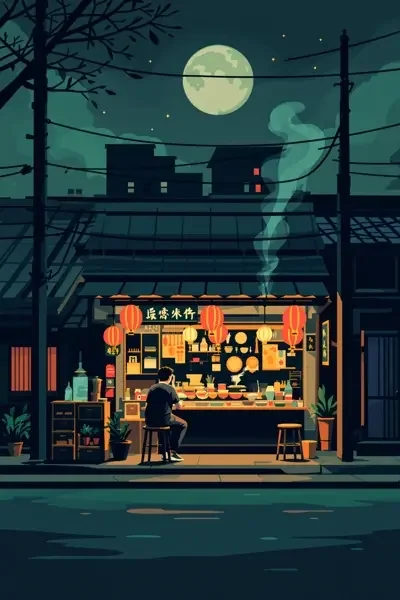 深夜食堂的人民路 海报